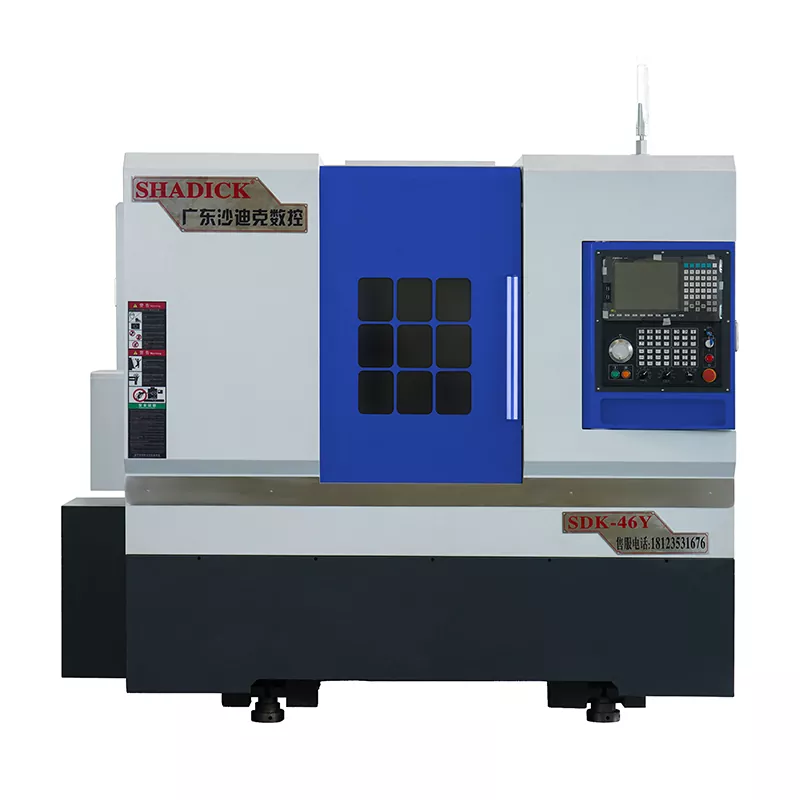 Mesin CNC komposit giliran 46-tailstock